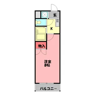 ヴィルメール守口【2階】の間取り