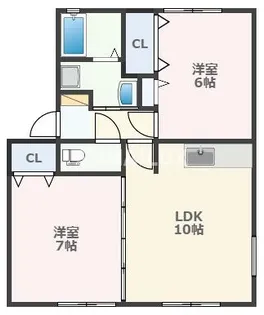 ソレジオM【1階】の間取り