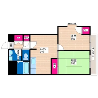 フェニックス八野【2階】の間取り