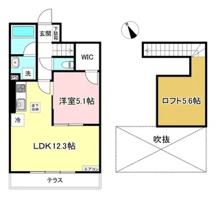 ロベリア【1階】の間取り