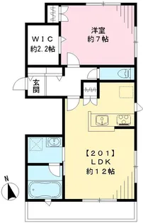モーディッシュTwo【2階】の間取り