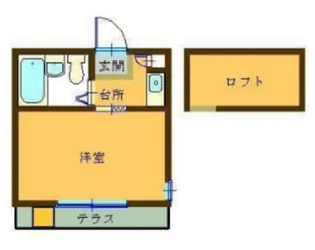 ジュネパレス和美【1階】の間取り
