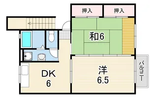 シティハイム本山【2階】の間取り