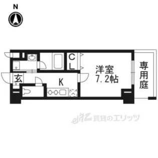 アスヴェル京都東寺前2【1階】の間取り