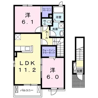 ブリーズC【2階】の間取り