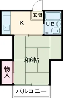 メゾン岡【1階】の間取り