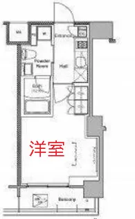 プラウドフラット南品川【5階】の間取り