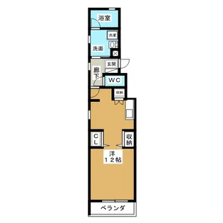 レモナ中村公園【3階】の間取り