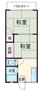 相模ハイム【1階】の間取り