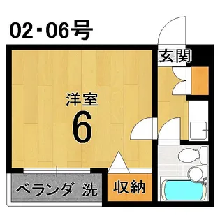 マンションTATSUMIYA【2階】の間取り