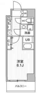 ジェノヴィア南千住IIスカイガーデン【4階】の間取り