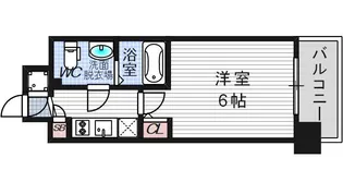 エスリード梅田グランノース【6階】の間取り