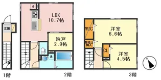 セレスティア柴又IVの間取り