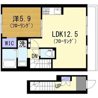 ブランフィルズ鶴間【2階】の間取り