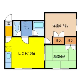 イーストヴィラ【2階】の間取り