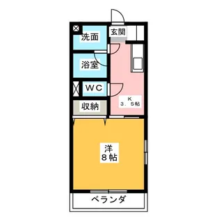 S-PALACE 5【1階】の間取り