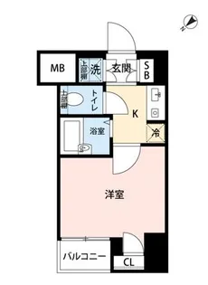 マイナビSTAYミライエ西巣鴨【10階】の間取り