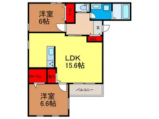 アルファTKS【1階】の間取り