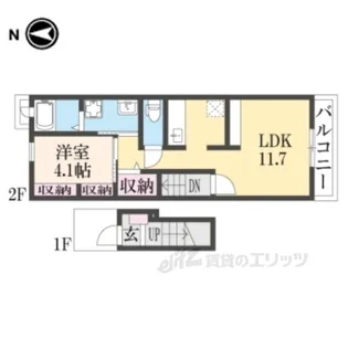 SavoryResidence【2階】の間取り