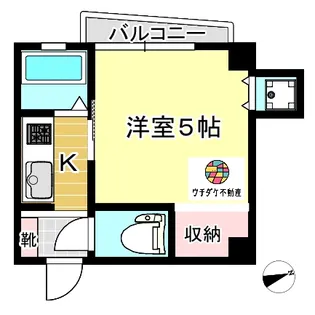エントピア天保山II【2階】の間取り