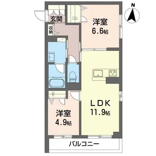 ティーケー幕張本郷【3階】の間取り