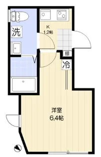 中台ヒルズ【1階】の間取り