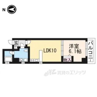 ブローニュ御所東【3階】の間取り