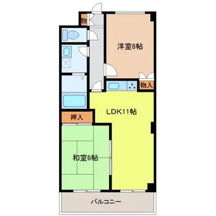 アッパーイースト【1階】の間取り