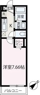 TKwill上福岡II【3階】の間取り