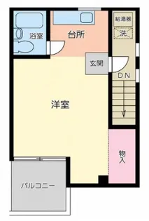 UH幡ヶ谷【4階】の間取り