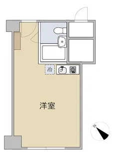 秀和赤坂レジデンシャルホテル【3階】の間取り