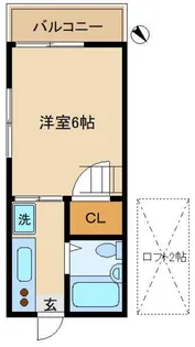 コーポアド【2階】の間取り