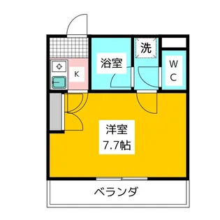 明光上石神井マンション【1階】の間取り