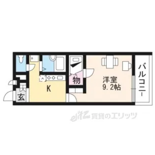 レオパレスエヌリバー【2階】の間取り
