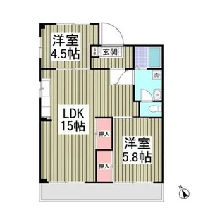 第7池田マンション【1階】の間取り