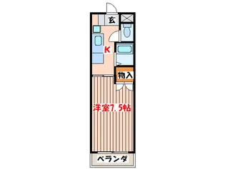 コ-ポ千賀【2階】の間取り