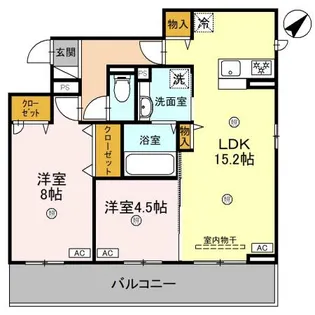 Farouche(ファルーシュ)【3階】の間取り