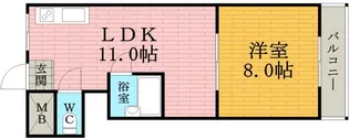 パークライフBM【2階】の間取り