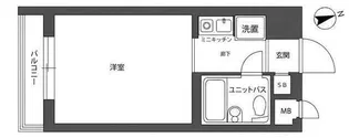 日興パレス小金井PARTII【4階】の間取り