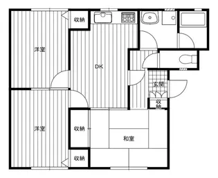 グリーンハイツ【1階】の間取り