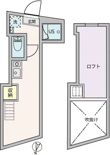 TRアーバンプレイス中野【2階】の間取り