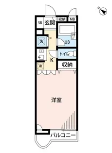 プロシード幕張本郷【2階】の間取り