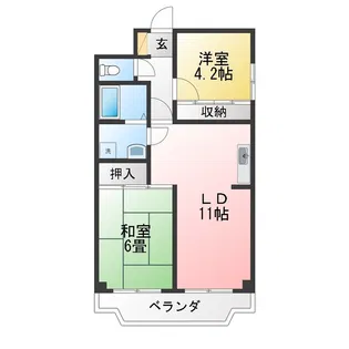 メゾン・ド・ベール早稲田I【3階】の間取り