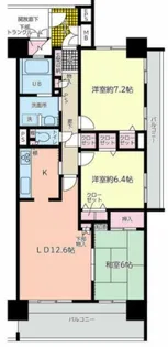 グランコートEAST25【8階】の間取り