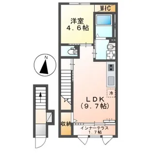 ドミール新鎌ヶ谷【2階】の間取り