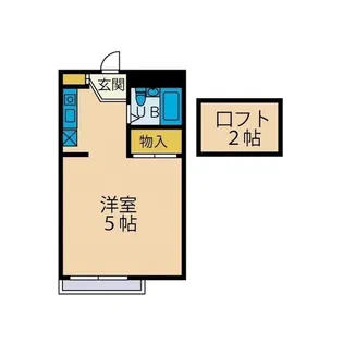 パレス緑ケ丘【1階】の間取り
