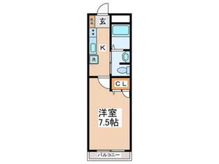 WIN小谷田III【2階】の間取り