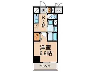gloire Yz【5階】の間取り