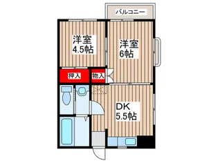 グリーンハイツ緑町ビルの間取り