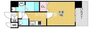 アドバンス西梅田ウインズ【4階】の間取り